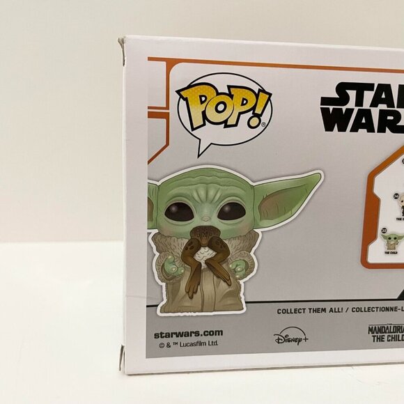 Funko Pop Star Wars Mandalorian The Child with Frog Bobble Head 379 - Picture 6 of 16